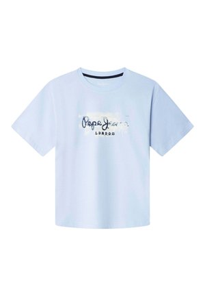 BASIC JOSHUA - T-Shirt print - sky blue