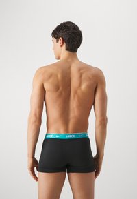 Nike Underwear TRUNK 2 PACK - Panties - black/dusty cactus/cool grey