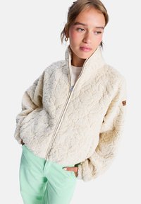 BLURRY CLOUD - Jakna iz flisa - parchment