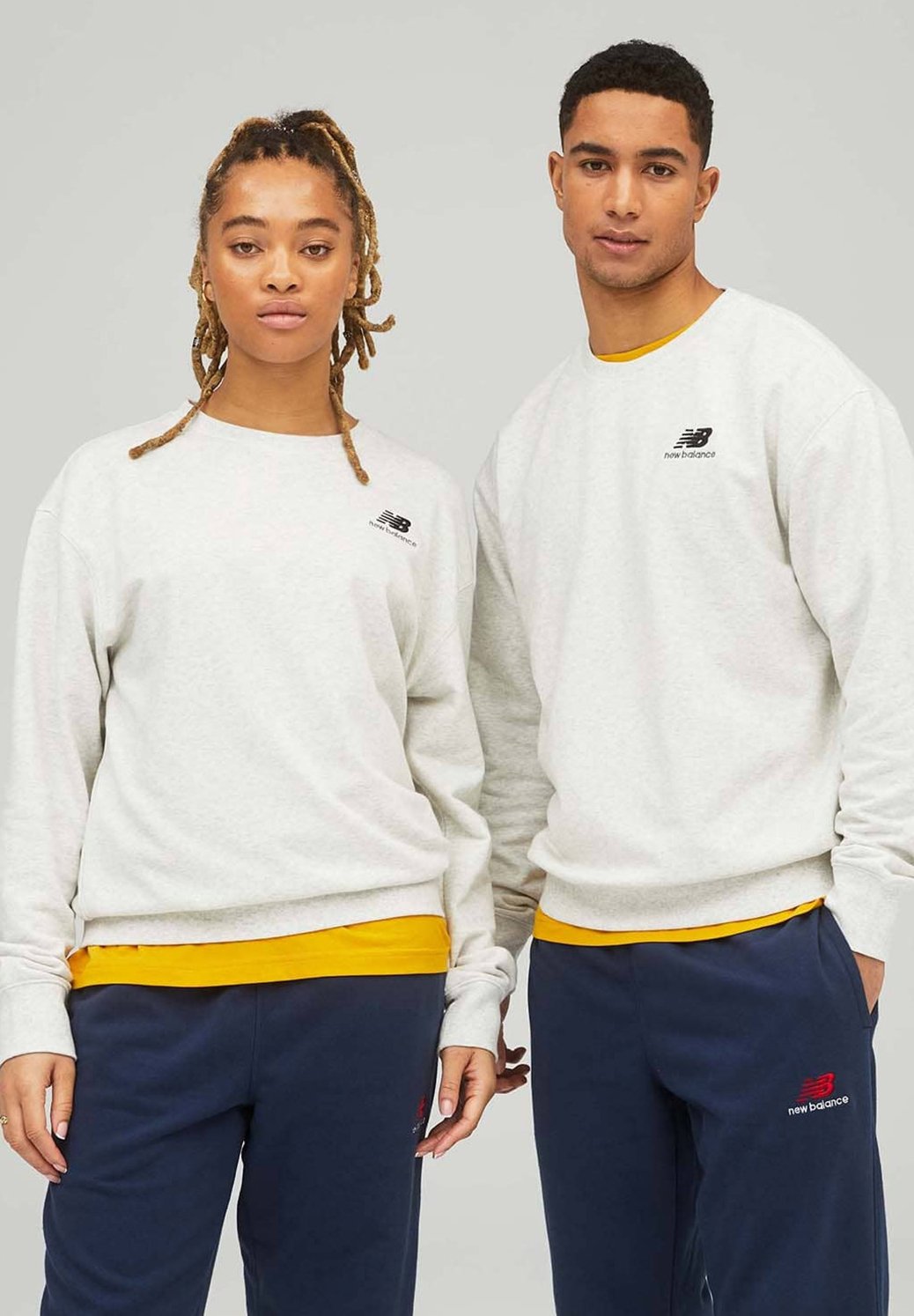 essentials tan crewneck