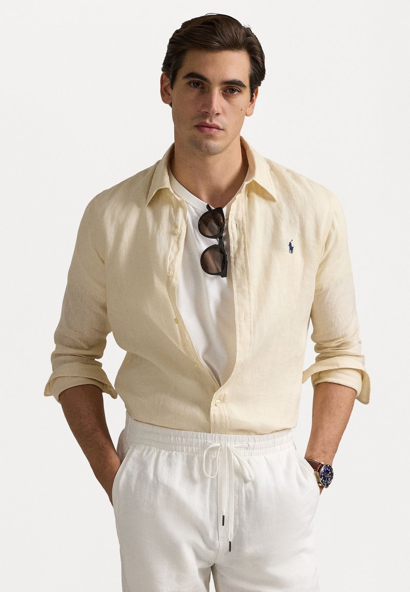 Polo Ralph Lauren - SLIM FIT LINEN SHIRT - Shirt - full cream, Enlarge