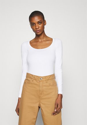 Topper langermet - white