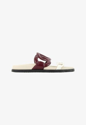 Hermès, Mules - burgundy