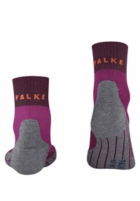 FALKE TK2 COOL SHORT TREKKING MEDIUM CUSHIONING - Calcetines de deporte - radiant orchid