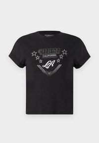 LA STARS TEE - Μπλουζάκι με στάμπα - schwarz