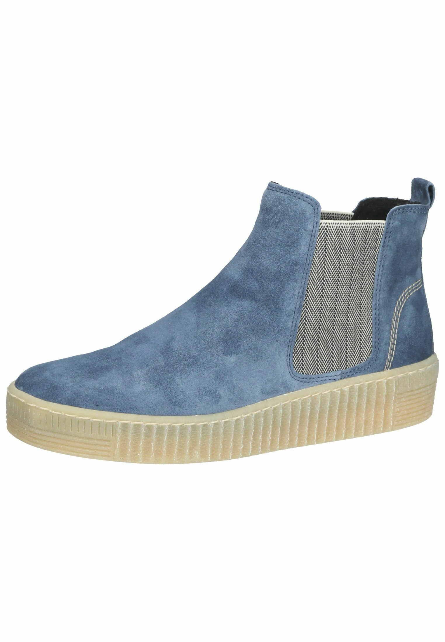 Gabor Enkellaarsjes met plateauzool - winterblau/Blauw - Zalando.nl