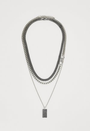 3 PACK - Necklace - silver-coloured