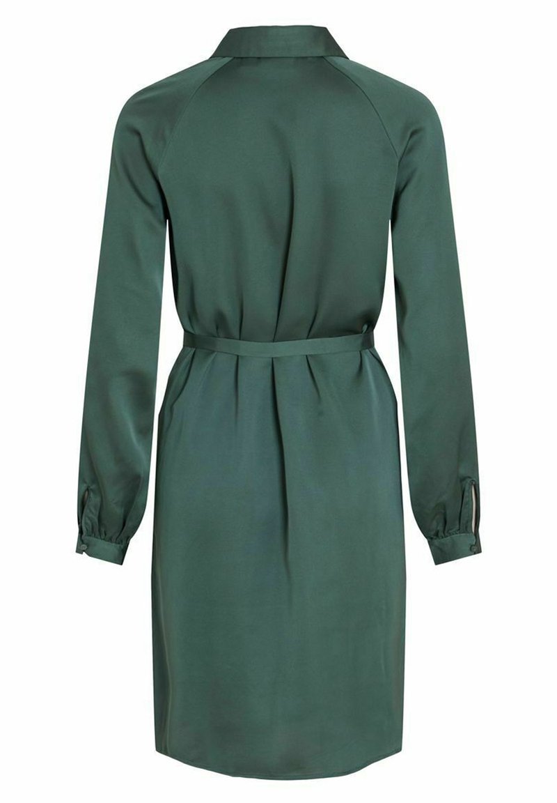 slim fit dress slacks Duck Egg Wrap Over Tie Midi Dress – AX Paris US main image 1