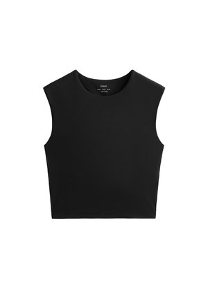 OYSHO OPEN BACK TWIST COMFORTLUX - Top - black