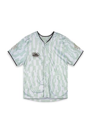 Grimey CAMISETA BASEBALL LUCKY DRAGON  - Shirt - blanco