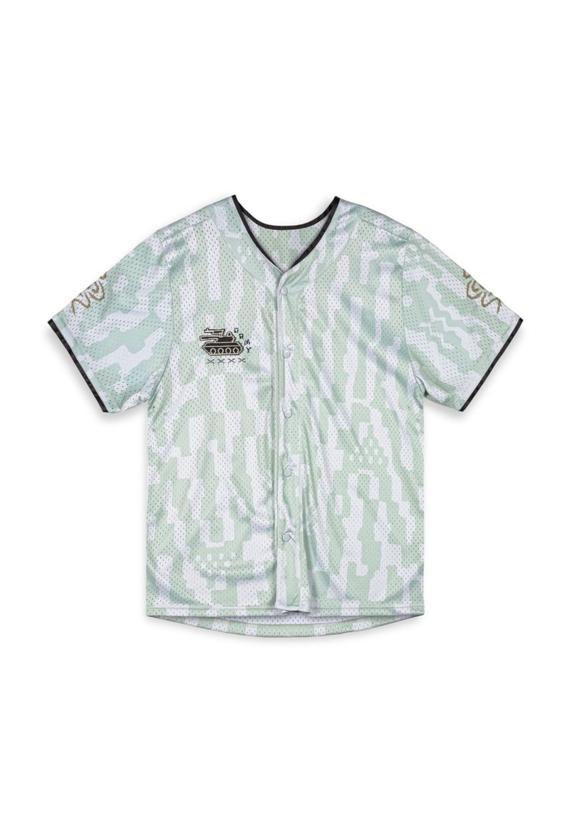 Grimey - CAMISETA BASEBALL LUCKY DRAGON  - Overhemd - blanco, Vergroten