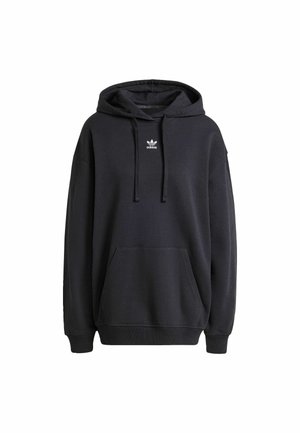 adidas Originals ESSENTIALS LOOSE - Džemperis su gobtuvu - black
