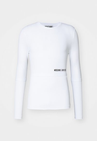 MOSCHINO Pikkade varrukatega topp - fantasia bianco