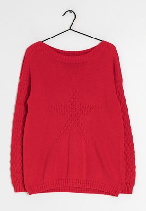 Pullover - red