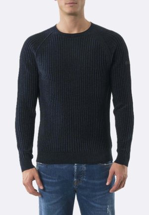 GIROCOLLO IN CINIGLIA RAVE ROUND - Maglione - blu