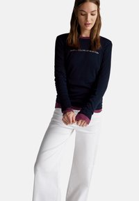 United Colors of Benetton Top s dlouhým rukávem - blue