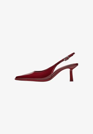 Bershka Klasszikus sarkú cipők - dark red