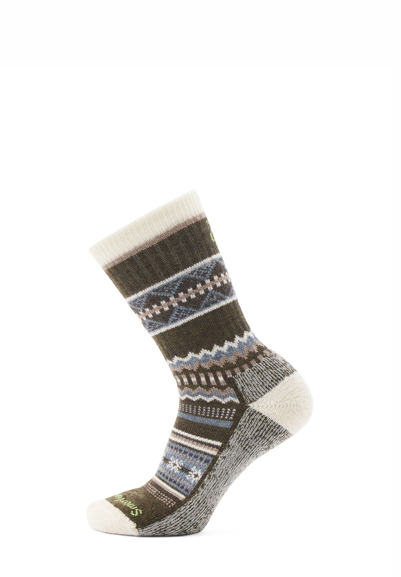 Smartwool EVERYDAY COZY SNOWED IN  CREW  - Calcetines de deporte - military olive