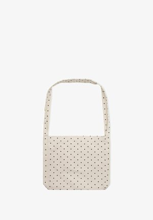 moshi moshi mind DOTTED  - Käekott - ecru black dots