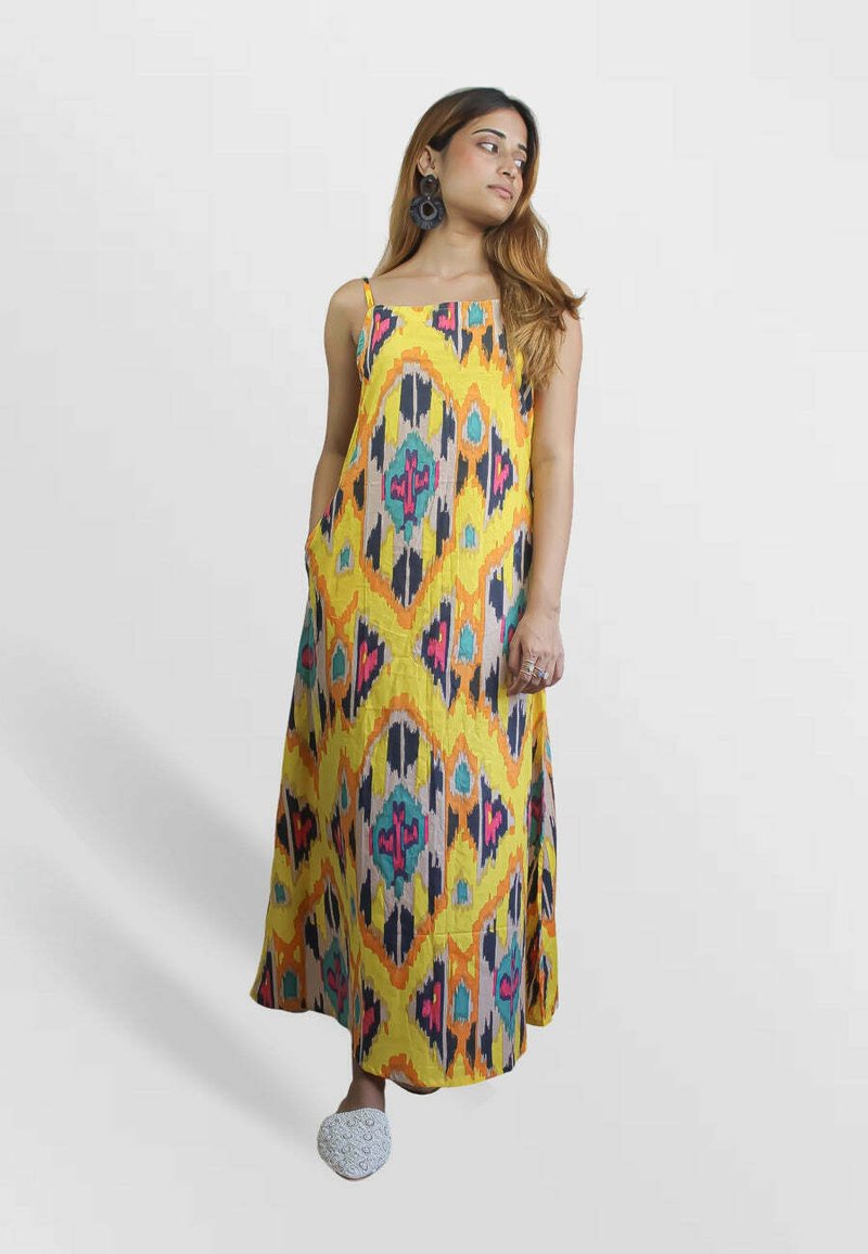 Bombay Sunset Robe longue yellow/jaune ZALANDO.FR