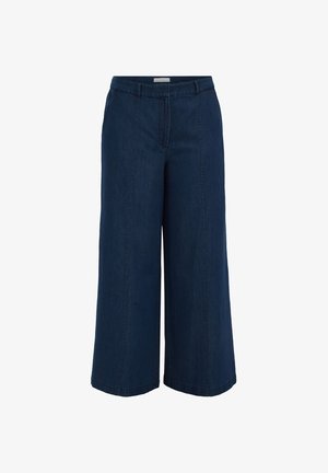 WE Fashion, BLUE RIDGE CURVE - Wide leg - dark blue