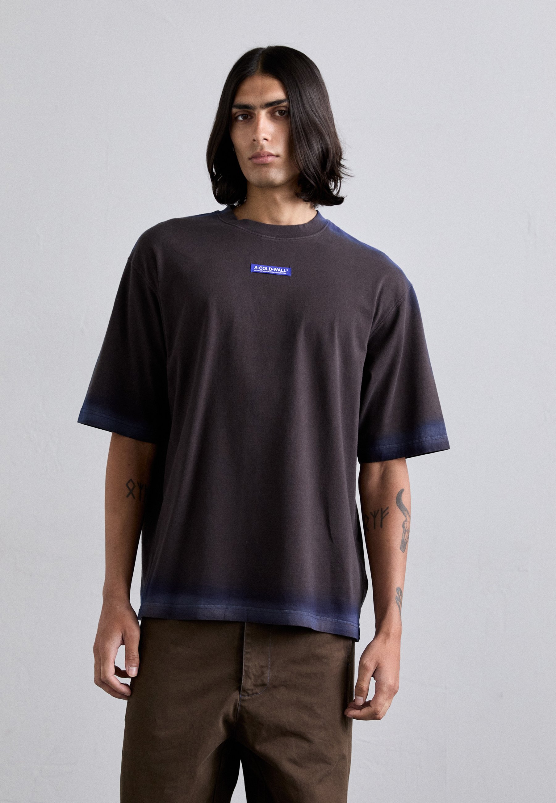 A-COLD-WALL* VERGE - Print T-shirt - brown - Zalando.co.uk
