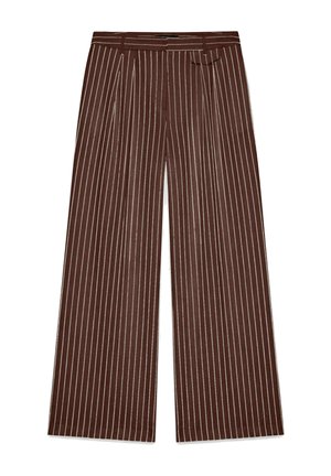 Vero Moda, TROUSERS VMPOLLY MID WAIST TROUSERS - Pantalon classique - chocolate fondant