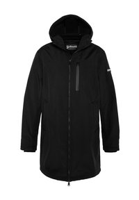 Schott LONG URBAN DÉPERLANT - Veste imperméable - noir