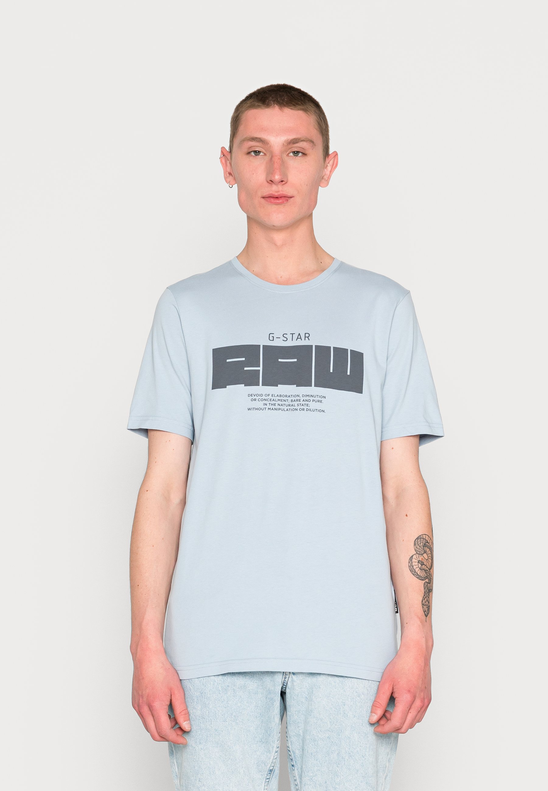 T-shirt - compact jersey ofaze blue 