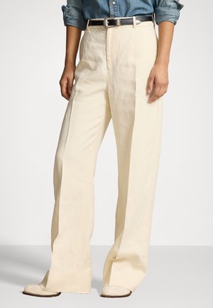 HEMP WIDE-LEG TROUSER - Trousers - nevis