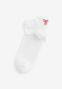 Next EMBROIDERED 4 PACK REGULAR FIT - Strumpor - white pink bows