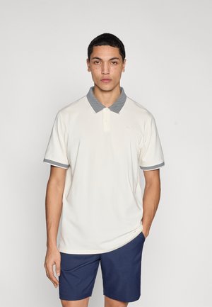 CRAFTED - Πόλο - warm white/deep navy