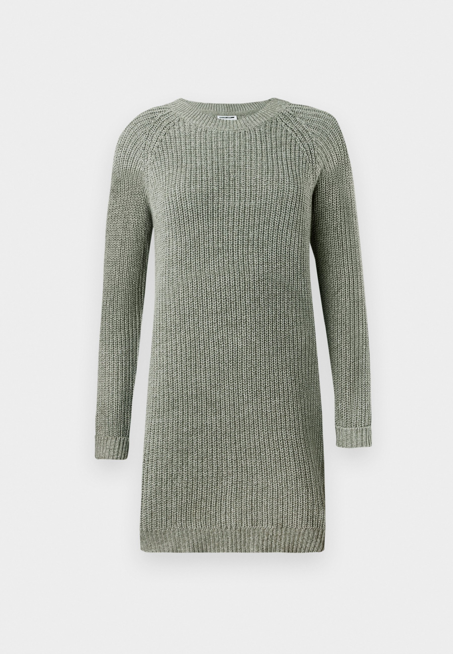 Noisy May NMSIESTA O NECK DRESS - Jumper dress - medium grey