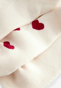 Next HEARTS 3 PACK - Strumpor - red cream