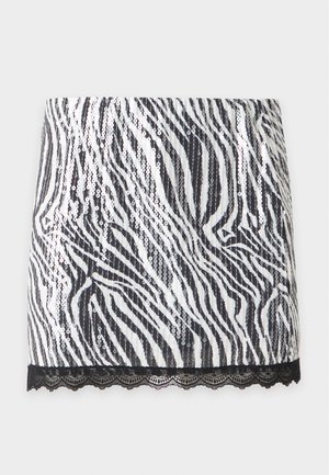 Noisy May, NMJESSY SEQUIN - Minijupe - black