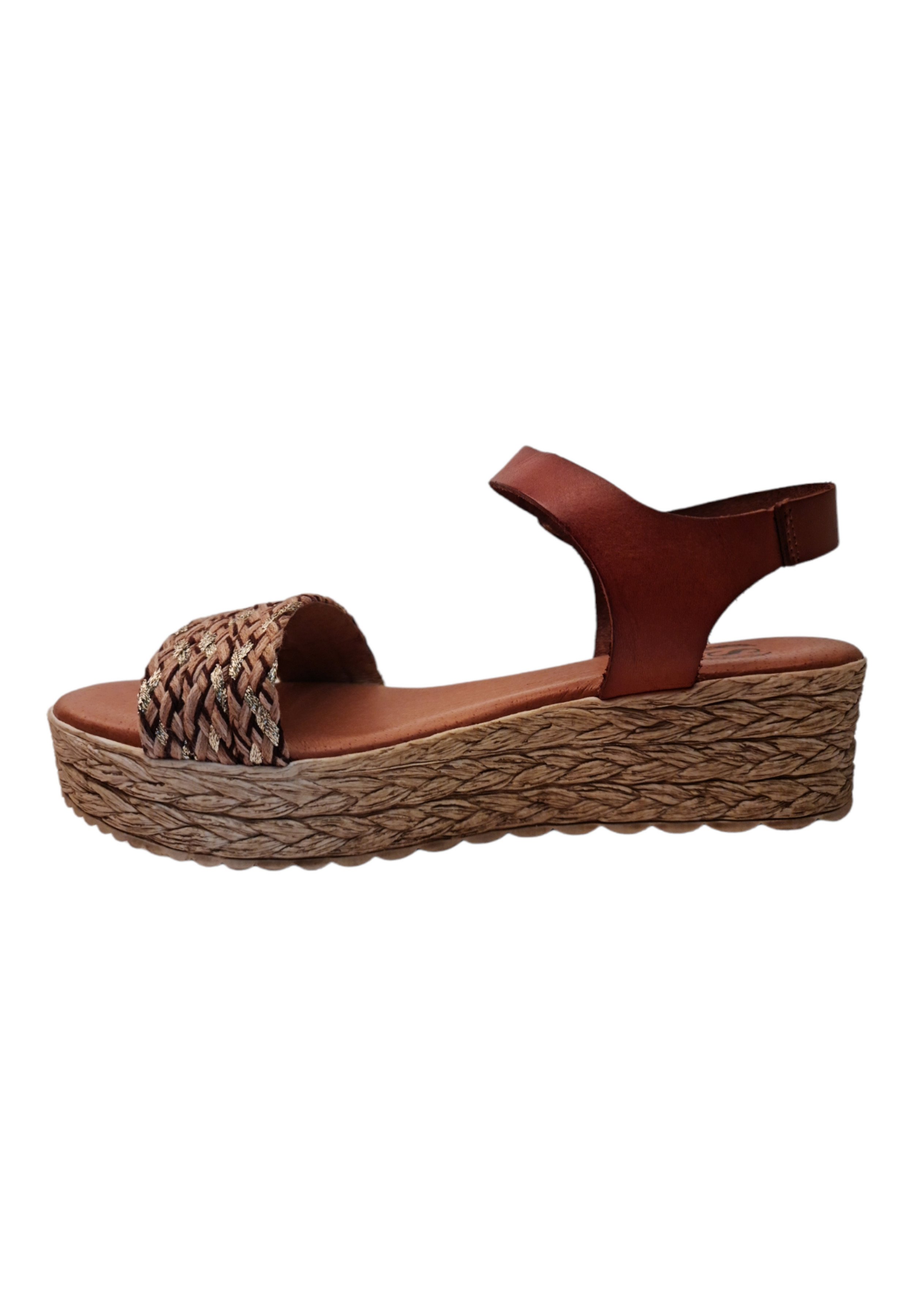 Sotoalto LESO - Sandalias de cuña - marron/marrón - Zalando.es