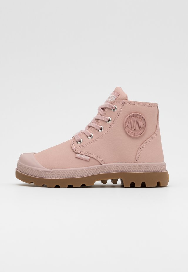PAMPA - Bottines à lacets - misty rose