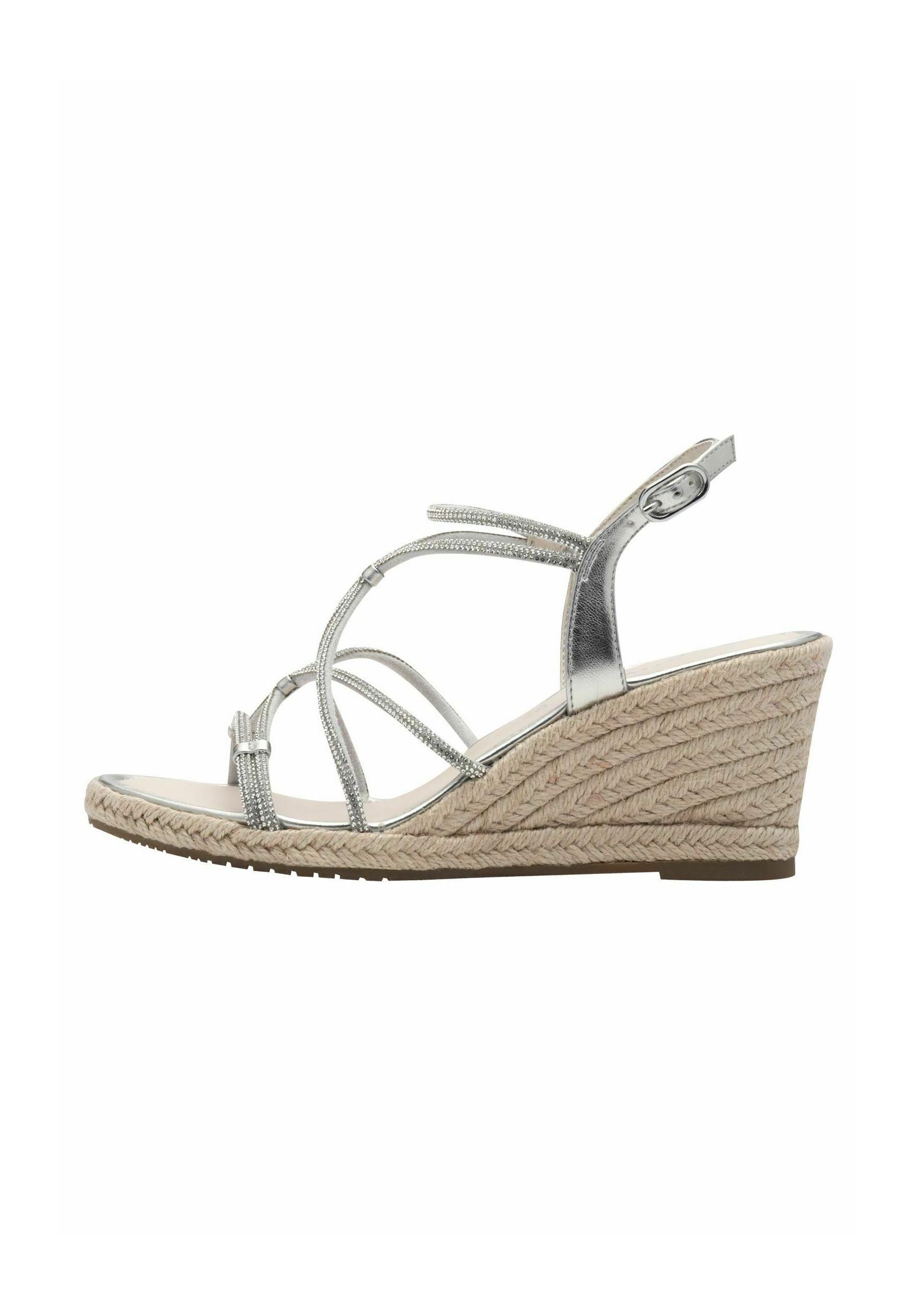 Tamaris Espadrilles silver/argenté