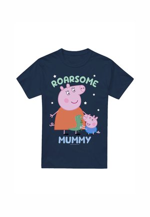 PEPPA PIG ROARSOME MUMMY  - Print T-shirt - dark blue