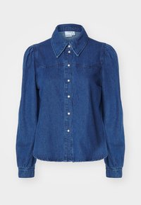 Vero Moda Blus - dark-blue denim