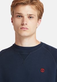 Timberland BRUSHED BACK CREW - Felpa - dark sapphire