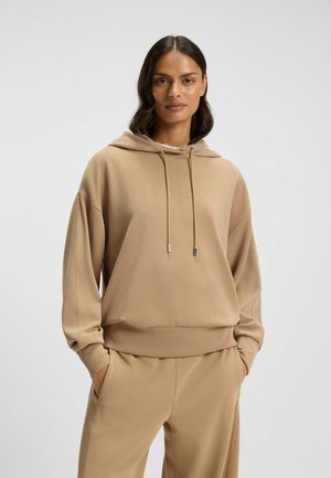 Felpa con cappuccio - brown twelve