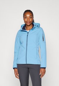 CMP ZIP HOOD - Soft shell jacket - niagara