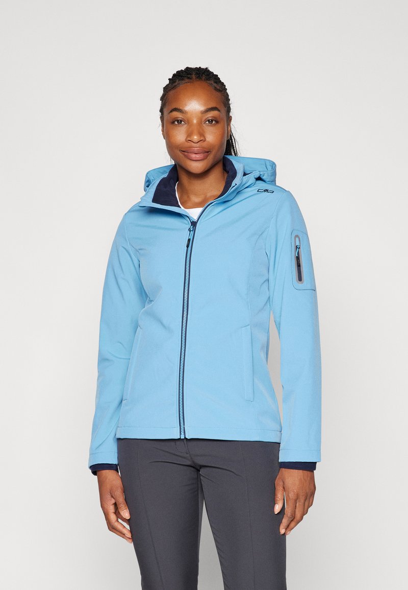 CMP ZIP HOOD - Soft shell jacket - niagara