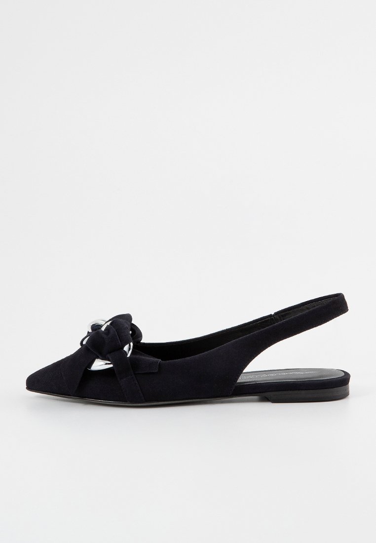 Kennel + Schmenger Slingback ballerina´s donkerblauw