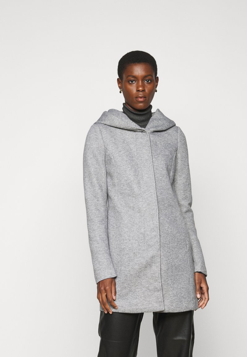 ONLY Tall ONLSEDONA LIGHT COAT - Casaco curto - light grey