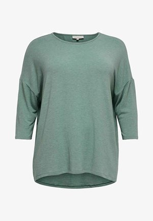 ONLY Carmakoma CARLAMOUR 3/4 JRS NOOS - Top s dlhým rukávom - chinois green