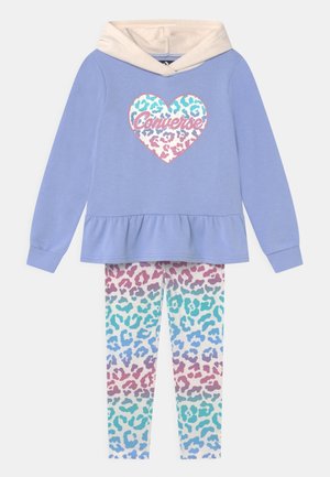 PEPLUM HOODIE SET - Felpa - blue heron