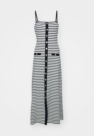 Maje ROLLONG - Maxikleid - marine/ecru
