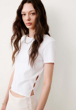 Mango Kids, TEEN - Basic T-shirt - off-white